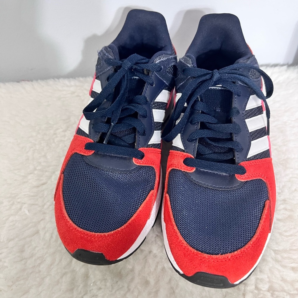 Adidas Red and Navy Sneakers